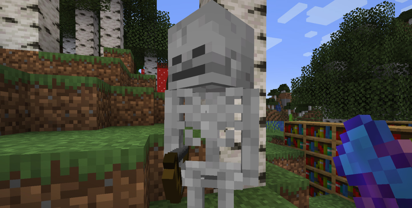 Enchantement Châtiment sur hache en diamant