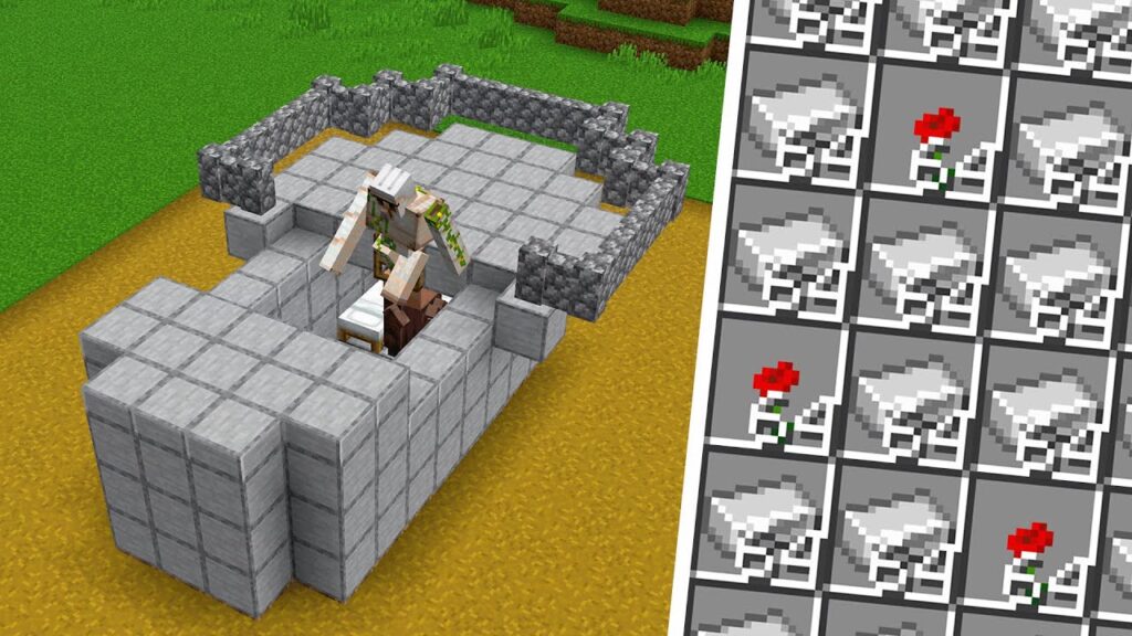 Ferme à Golems de fer Minecraft 1.21