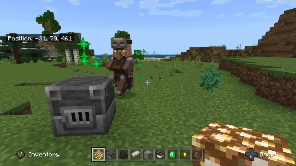 Haut fourneau Minecraft métier villageois armurier