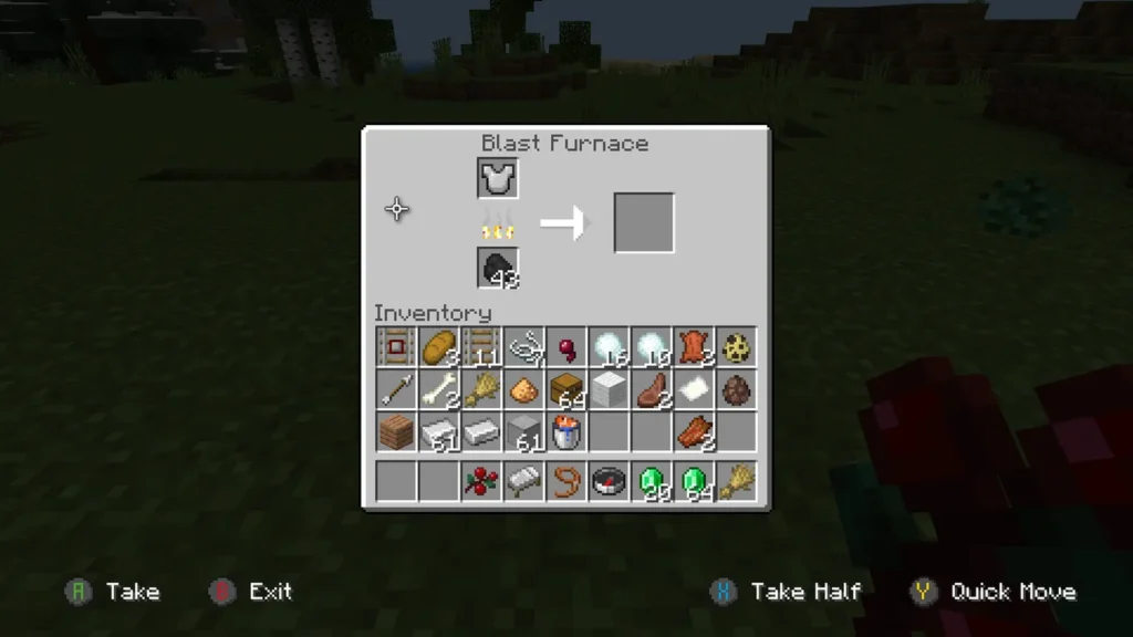 Haut fourneau Minecraft vitesse de cuisson