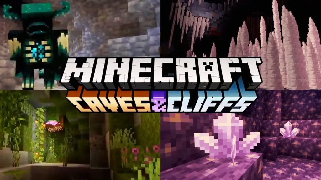 Minecraft mise à jour Caves & Cliffs