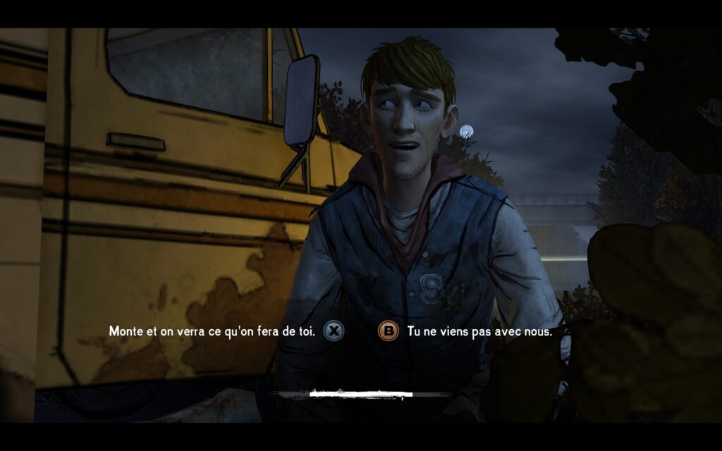 TWD Telltale gameplay à choix