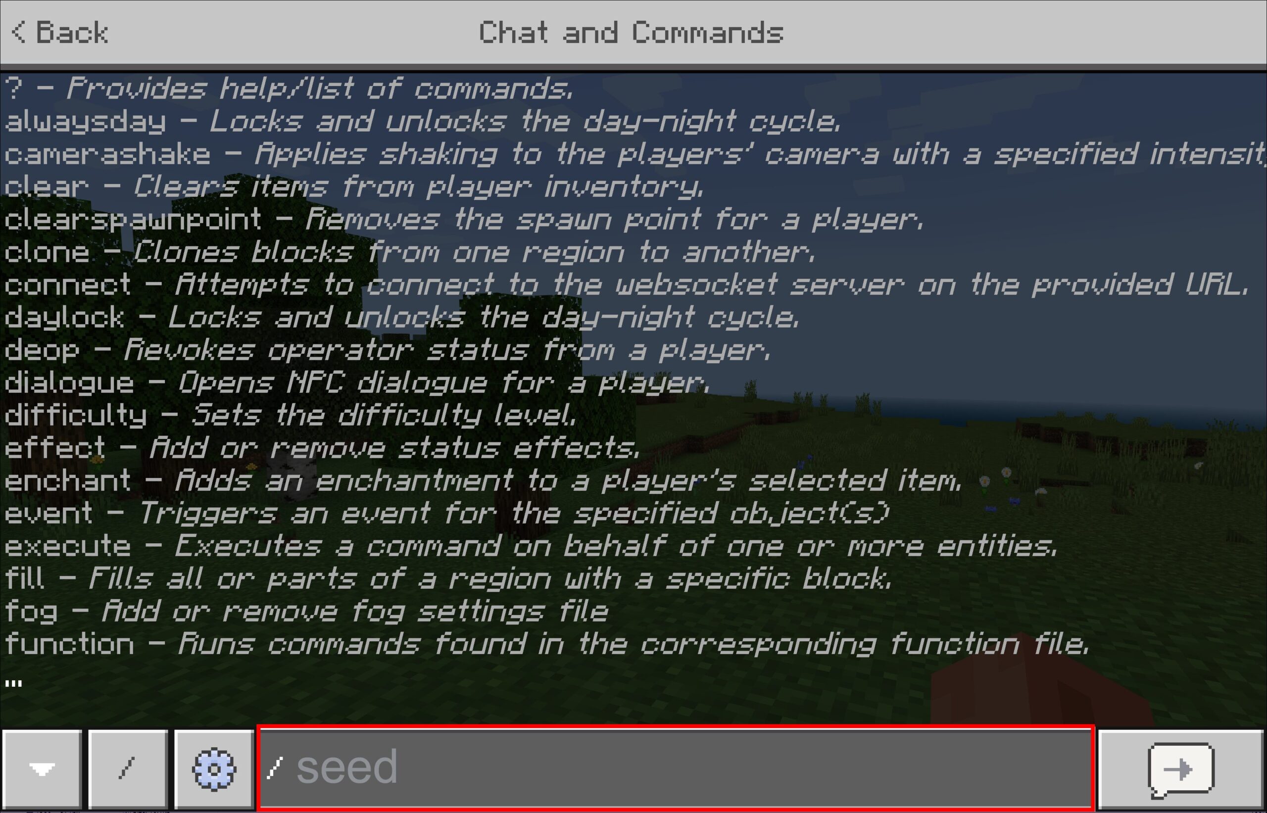 Trouver la seed d'un serveur Minecraft sans /seed ni cheat