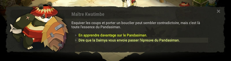 À la croisée des mondes l’épreuve du Pandasiman