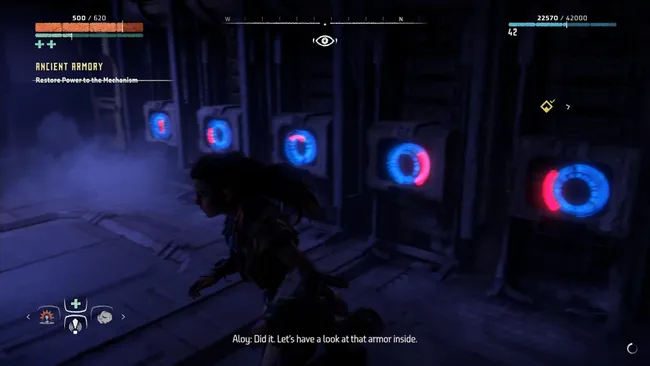 Armure Antique Horizon première batterie solution laboratoire