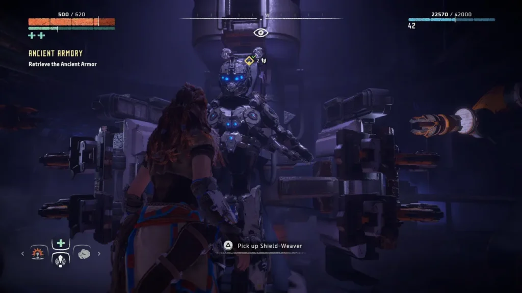 Armure Antique Horizon première batterie libérée