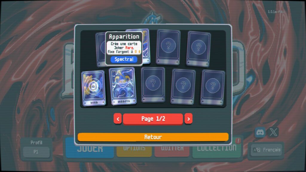 Cartes spectrales Balatro