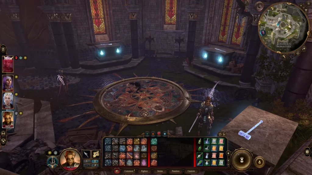 BG3 énigme des armes cérémonielles