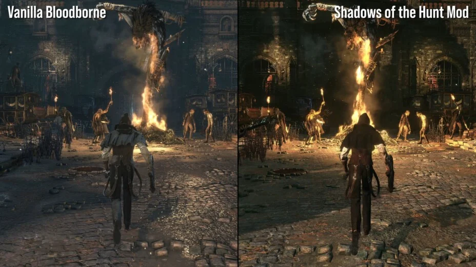 Bloodborne remaster PC Shadows of the Huntvs Bloodborne Vanilla