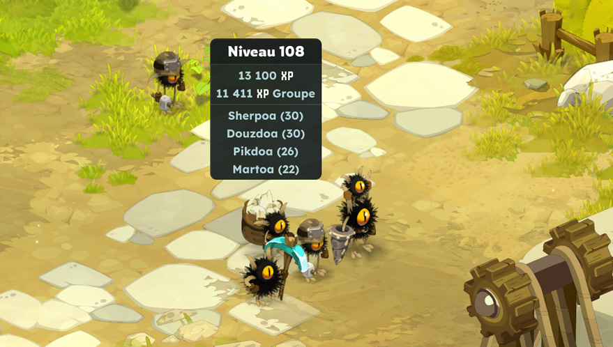 Le réveil de Pandala quête Dofus combats contre les Sidoas