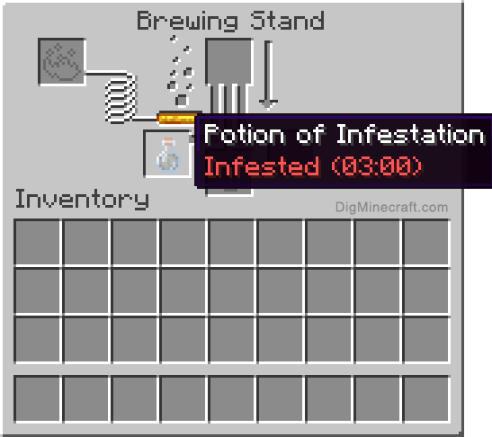Faire potion d'infestation 