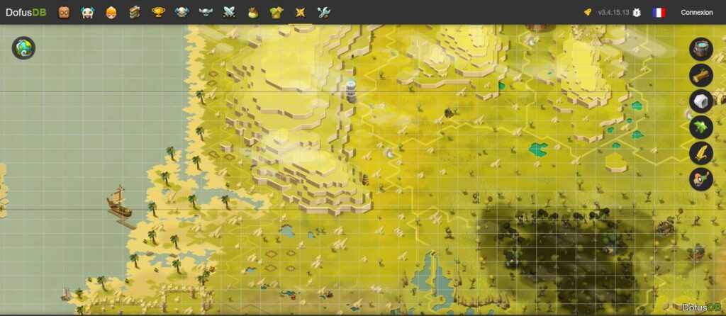 Map ressources Dofus intéractive DofusDB