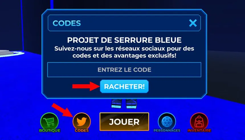 Activer code Blue Lock Rivals