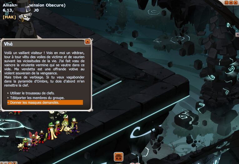 L'armée des ombres Dofus masques