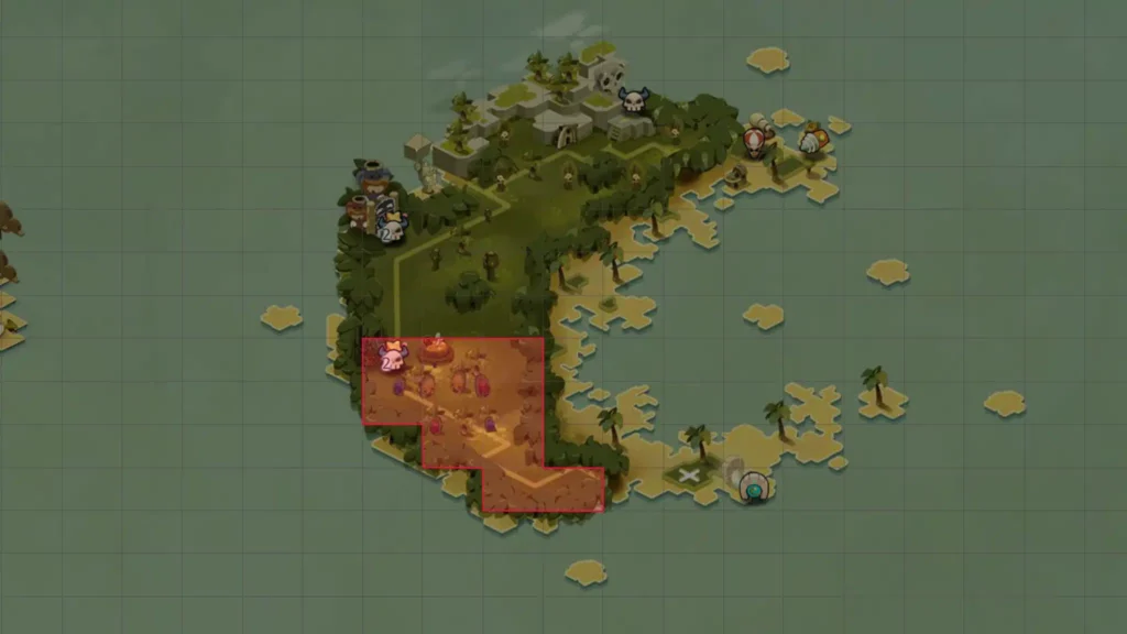 Position lancement quête Le radeau ivre Dofus