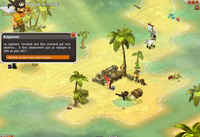 Le radeau ivre quête Dofus