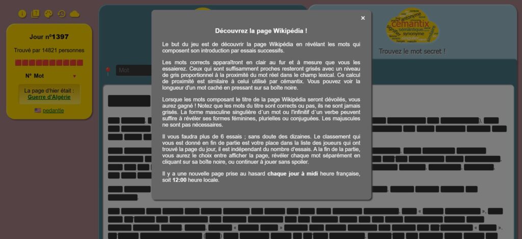 Pédantix règles et but du jeu