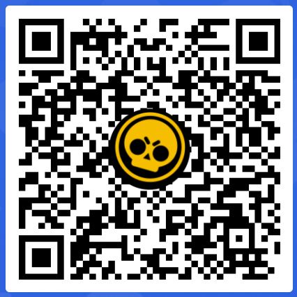 QR code Brawl Stars 2026 Pin Bonhomme tâche blanche
