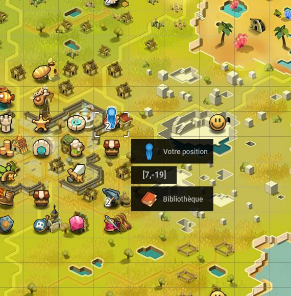 Six pieds sous terre position départ quête