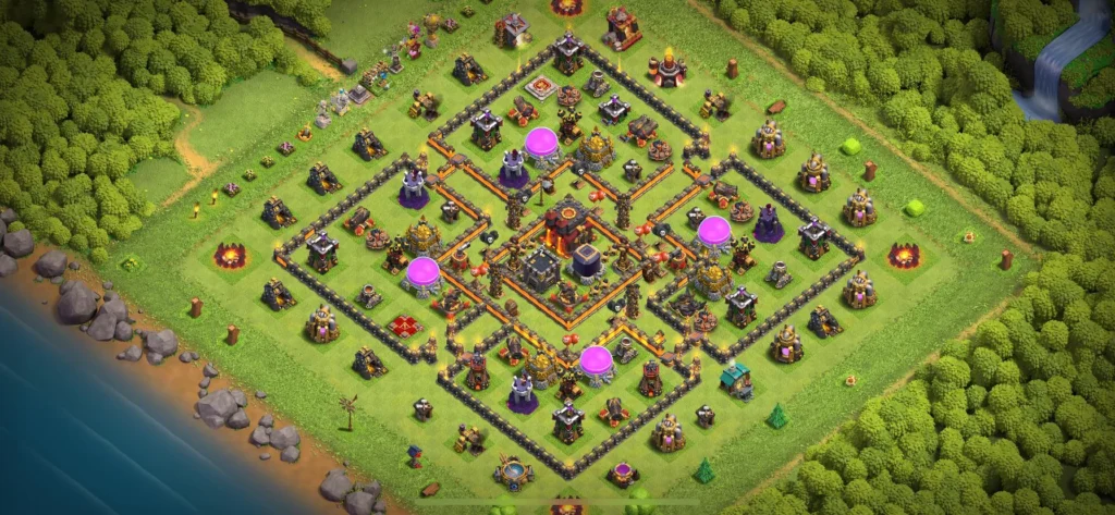 Compo clash of clan hdv 10
