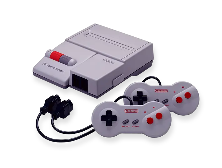 L'AV Famicom (HVC-101), version redessinée de la Family Computer commercialisée en 1993