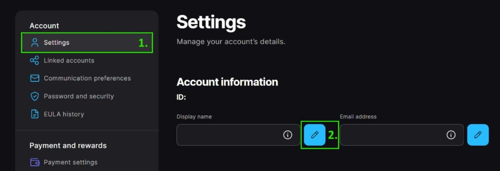 Comment changer pseudo fortnite PC