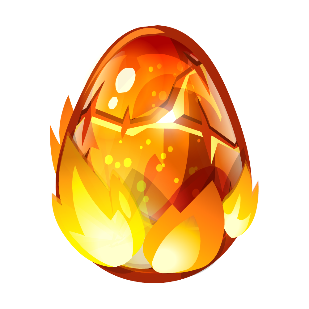 Oeuf du Dofus Pourpre, artwork officiel du jeu Dofus par Ankama