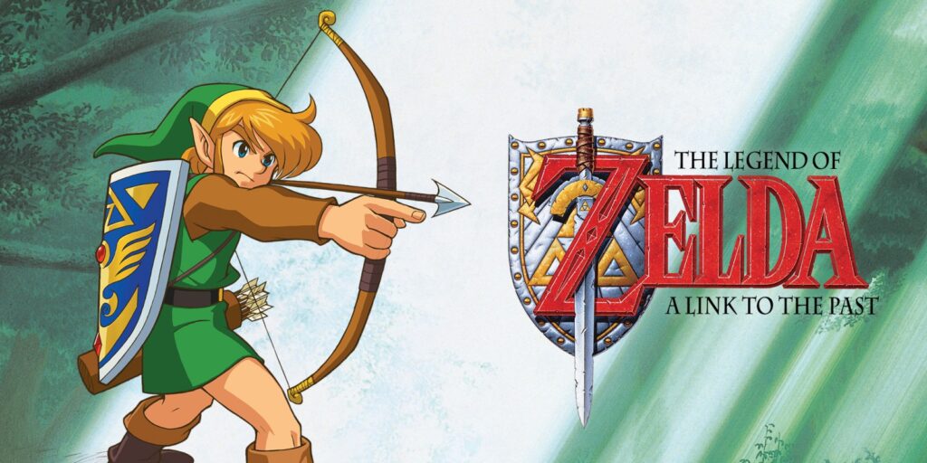 Artwork officiel de The Legend of Zelda A Link to the Past sur Super Nintendo