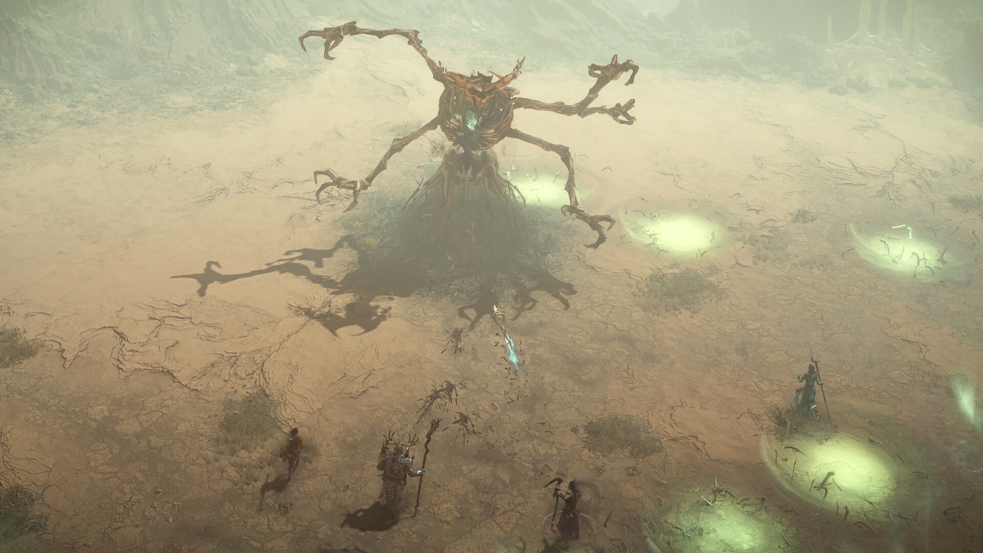 Capture d'écran officielle de Diablo IV montrant une invocation démoniaque