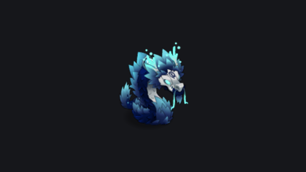 Drakarmine, apparat de montilier Dofus, sur fond sombre