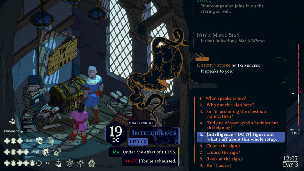 Capture d'écran officielle d'Esoteric Ebb, le jeu de Christoffer Bodegård