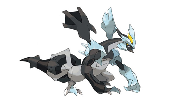 Artwork officiel de Kyurem, le Pokémon légendaire mascotte de Pokémon Noir 2 et Blanc 2