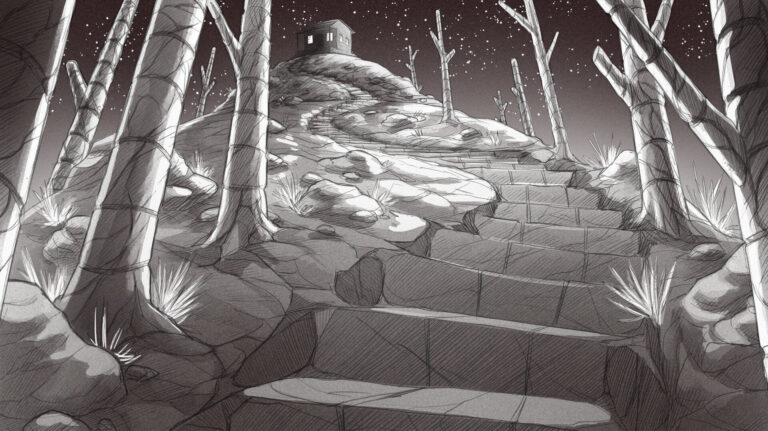Scène narrative de Slay the Princess: The Pristine Cut