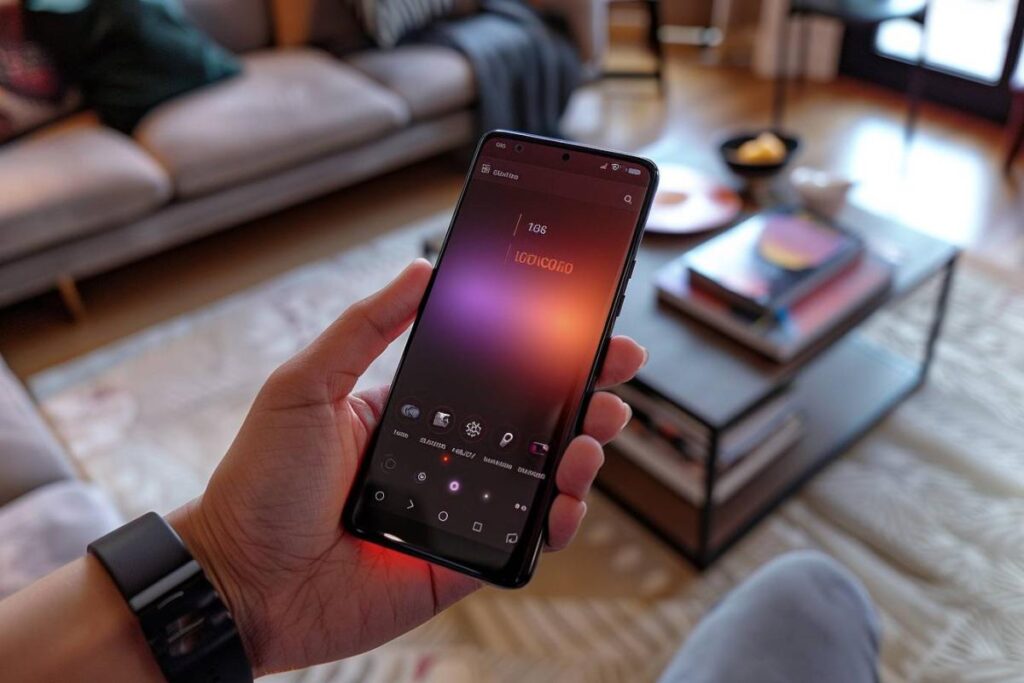 Smartphone infrarouge