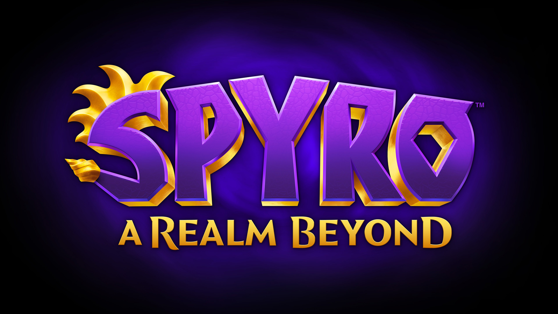 Artwork officiel du nouveau jeu Spyro : A Realm Beyond montrant le monde fantastique du titre