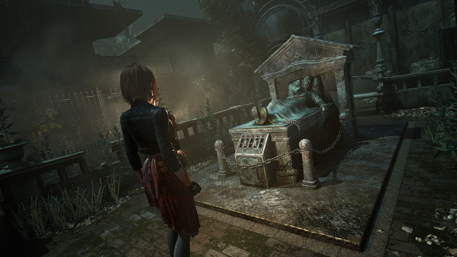 Scène d'énigme dans Tormented Souls 2 sur PS5
